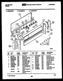 BACKGUARD PARTS Diagram and Parts List for RER355DD0  Kelvinator Range