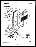 SYSTEM AND AUTOMATIC DEFROST PARTS Diagram and Parts List for RT17F3WX4B  Gibson Refrigerator
