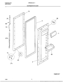 REFRIGERATOR DOOR Diagram and Parts List for MRS26LGJC1  Uni Refrigerator