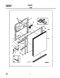 DOOR Diagram and Parts List for GDB634RFS2  Gibson Dishwasher