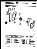 AIR HANDLING PARTS Diagram and Parts List for AC083L1A1  Frigidaire Air Conditioner