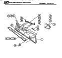 Part Location Diagram of 5303351144 Frigidaire Retainer