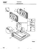 COMPRESSOR PARTS Diagram and Parts List for WAC067W7A5A  Frigidaire Air Conditioner