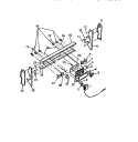 BACKGUARD Diagram and Parts List for KF450GDD1  Frigidaire Range