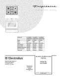 COVER Diagram and Parts List for GLCS389FBB  Frigidaire Range