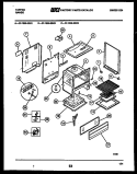 BODY PARTS Diagram and Parts List for 37-1009-00-01  Tappan Range