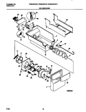 ICE CONTAINER Diagram and Parts List for FRS22ZGGD1  Frigidaire Refrigerator