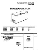 COVER Diagram and Parts List for MFC20M4FW1  Frigidaire Freezer