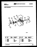 CAM Diagram and Parts List for SP24C6WWGA  Gibson Dishwasher