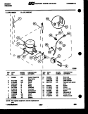 SYSTEM PARTS Diagram and Parts List for UFL1463CA7  Frigidaire Freezer