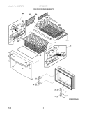 FREEZER DRAWER - BASKET Diagram and Parts List for LGHB2869LF1  Frigidaire Refrigerator
