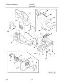 CONTROLS Diagram and Parts List for GS23HSZDC6  Frigidaire Refrigerator