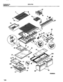 Part Location Diagram of 5303305168 Frigidaire FRONT-MEAT PAN