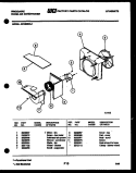 AIR HANDLING PARTS Diagram and Parts List for AR12ME5L1  Frigidaire Air Conditioner