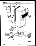 SYSTEM AND AUTOMATIC DEFROST PARTS Diagram and Parts List for RT153MCW2  Frigidaire Refrigerator
