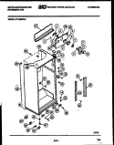 CABINET PARTS Diagram and Parts List for RT199MCD1  Frigidaire Refrigerator