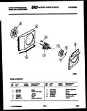 AIR HANDLING PARTS Diagram and Parts List for AC053M7A1  Frigidaire Air Conditioner