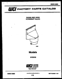 COVER Diagram and Parts List for HV2530B  Gibson Range Hood