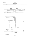 WIRING DIAGRAM Diagram and Parts List for FEF366AQA  Frigidaire Range