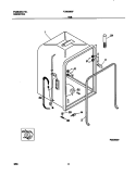 TUB Diagram and Parts List for FDB636GFR5  Frigidaire Dishwasher