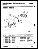 BACKGUARD Diagram and Parts List for 30-2228-00-01  Tappan Range