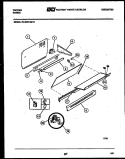 SPLASHER CONTROL Diagram and Parts List for 76-4967-00-13  Tappan Microwave Oven Combo