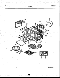 WRAPPER AND BODY PARTS Diagram and Parts List for 56-4851-10-02  Tappan Microwave