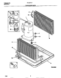 COMPRESSOR PARTS Diagram and Parts List for FAL126Y1A1  Frigidaire Air Conditioner