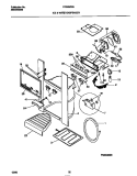 ICE & WATER DISPENSER Diagram and Parts List for FRS28ZGED0  Frigidaire Refrigerator