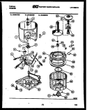 TUB DETAIL Diagram and Parts List for 46-2817-00-05  Tappan Washer