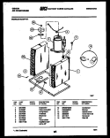 SYSTEM PARTS Diagram and Parts List for GAK107P1V1  Gibson Air Conditioner