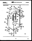 CABINET PARTS Diagram and Parts List for FPCI21TFF0  Frigidaire Refrigerator