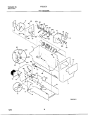 ICE CONTAINER Diagram and Parts List for FRS23ZTJW2  Frigidaire Refrigerator