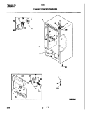CABINET / CONTROL / SHELVES Diagram and Parts List for VV204  Frigidaire Freezer