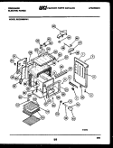 BODY PARTS Diagram and Parts List for REGS38BNL1  Frigidaire Range