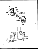 CABINET PARTS Diagram and Parts List for RT179LCF0  Frigidaire Refrigerator