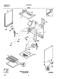BODY Diagram and Parts List for TGF303BWA  Tappan Range