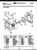 AIR HANDLING PARTS Diagram and Parts List for AK18E5RYA  Gibson Air Conditioner