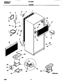 SYSTEM Diagram and Parts List for FRT16DNHD0  Frigidaire Refrigerator