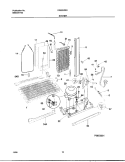 SYSTEM Diagram and Parts List for FRS20ZRGWA  Frigidaire Refrigerator