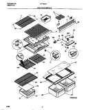 Part Location Diagram of 218252501 Frigidaire MULLION, WHITE