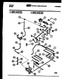 BURNER, MANIFOLD AND GAS CONTROL Diagram and Parts List for 30-4997-23-03  Tappan Range