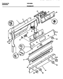 BACKGUARD Diagram and Parts List for WGF355BADA  Frigidaire Range