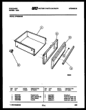 DRAWER PARTS Diagram and Parts List for GPM638BDL9  Frigidaire Range