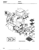 UPPER BODY Diagram and Parts List for FEB798CCSA  Frigidaire Wall Oven