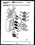 SHELVES AND SUPPORTS Diagram and Parts List for RS220MCW1  Frigidaire Refrigerator