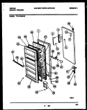 DOOR PARTS Diagram and Parts List for TFU17M6AW2  Tappan Freezer