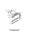 CABINET UPPER TRIMS Diagram and Parts List for REM77BCB3  Frigidaire Microwave Oven Combo