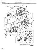 ICE MAKER COMPONENTS & INSTALLATION Diagram and Parts List for FRS26WRBD1  Frigidaire Refrigerator