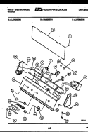 CONSOLE AND CONTROL PARTS Diagram and Parts List for LA700MXW1  Frigidaire Washer